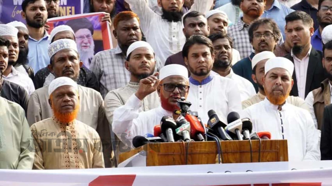 খামেনি হত্যা ও ইরানে হামলার প্রতিবাদে ঢাকায় জামায়াতের বিক্ষোভ সমাবেশ