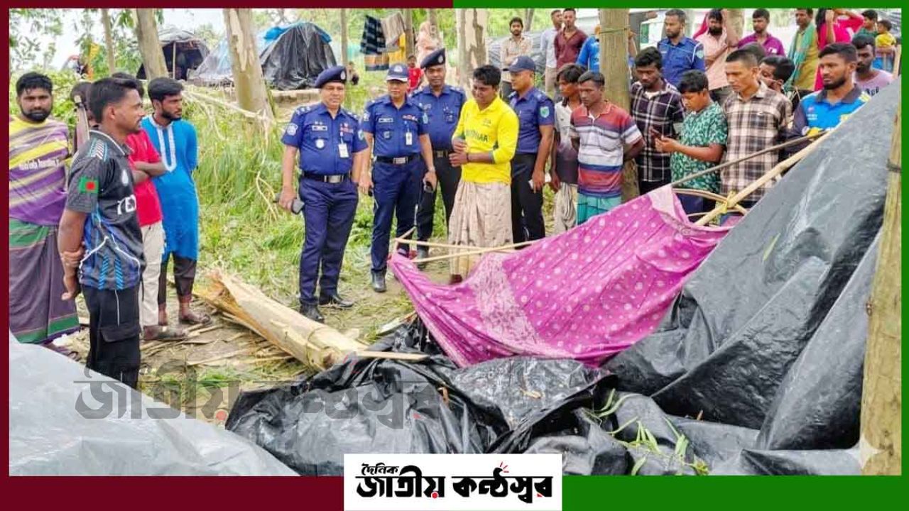 নওগাঁর আত্রাইয়ে ঝড়ে গাছ পড়ে অন্তঃসত্ত্বা বেদে পল্লীর গৃহবধূর মৃত্যুে: পরিদর্শনে এসপি তারিকুল ইসলাম